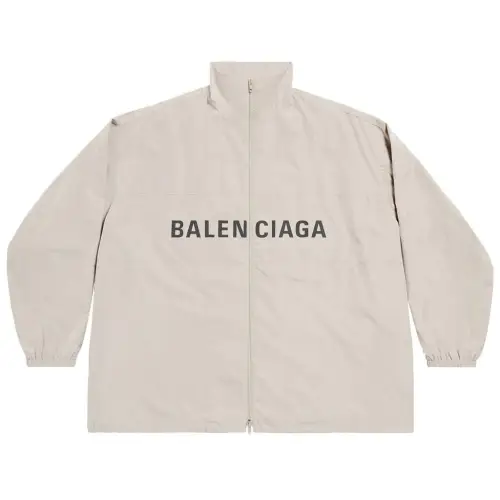 Balenciaga Logo Zip Up Jacket