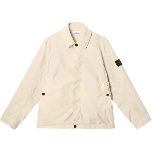 STONE ISLAND Touch Poly TC Logo Patch Jacket