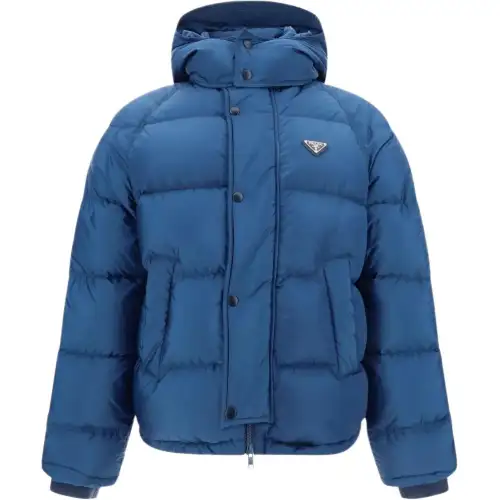PRADA Jackets & Coats Men's Blue