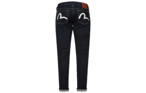 EVISU Tapered Pants Jeans Men's Denim Blue