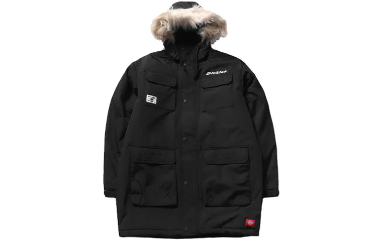 Dickies Parka Coats Men's Black