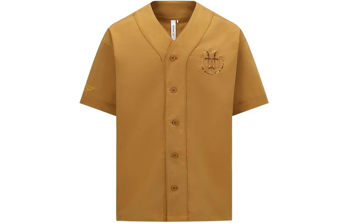 Reebok Chinese New Year Baseball Jacket Unisex Moss Yellow