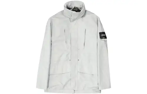 STONE ISLAND Jackets & Coats Men's Gray White