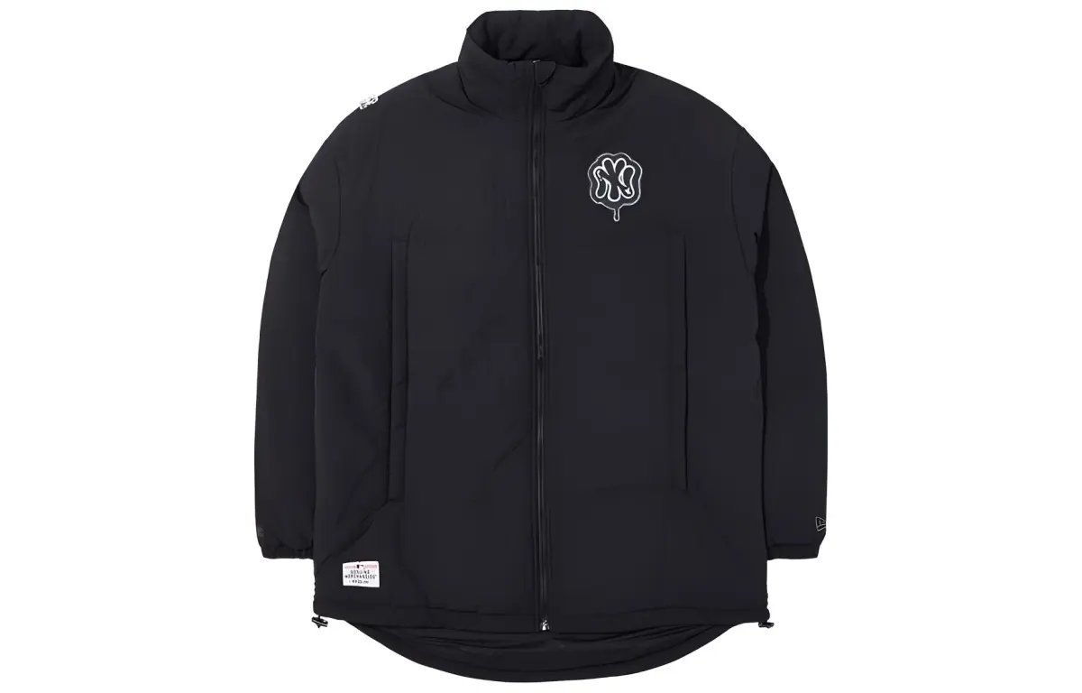 New Era Puffer Jacket Unisex Black