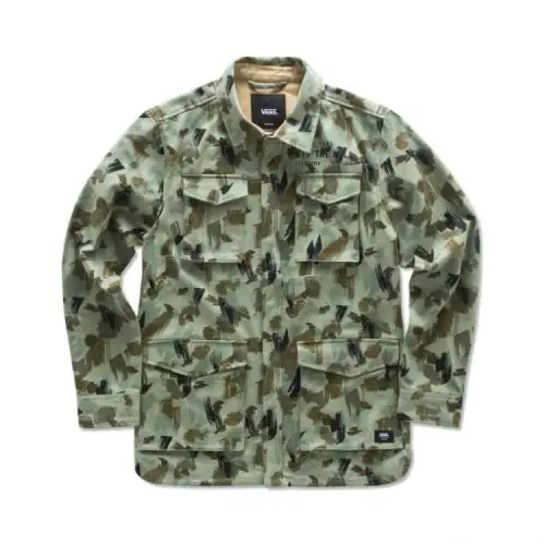 Vans Jackets Men's Green Lapel Moderate Other