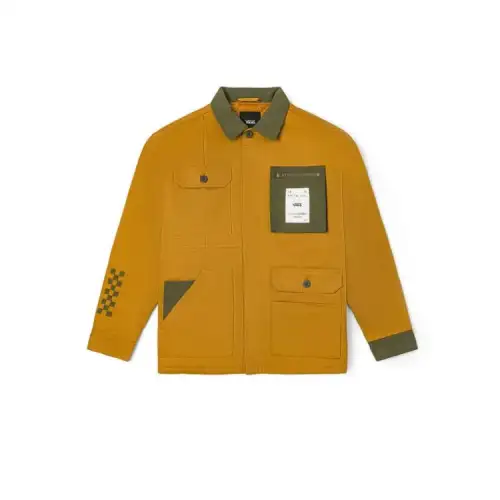 Vans Jackets Men's Yellow Lapel Moderate Other