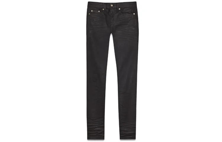 SAINT LAURENT Button Detailed Skinny Jeans