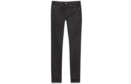 SAINT LAURENT Button Detailed Skinny Jeans