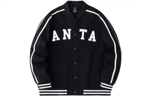 Anta Life Collection Baseball Jacket Unisex Basic Black