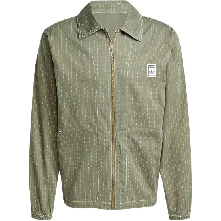 Adidas Originals striped-pattern jacket