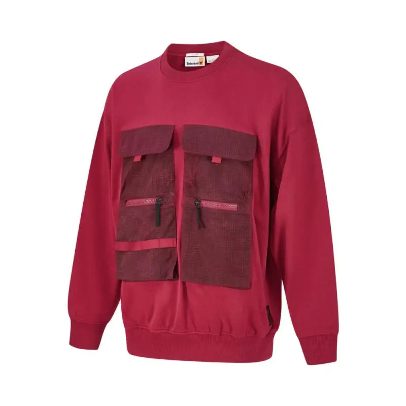 Timberland MEDIA UTILITY CREW NECK Sweatshirt Unisex Red