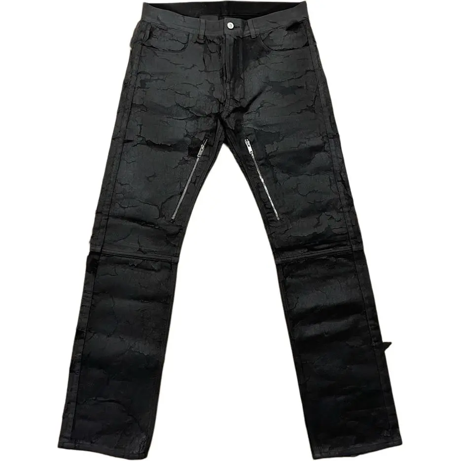 Givenchy Painted Crackled Jeans