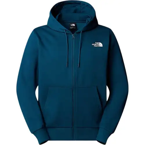 The North Face zip simple dome hoodie