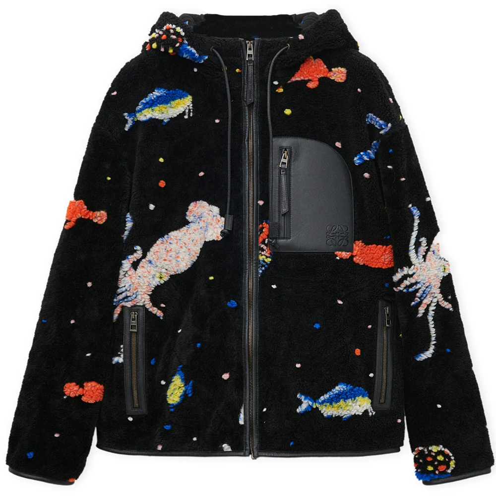 Мужская куртка LOEWE x Suna Fujita (черная)