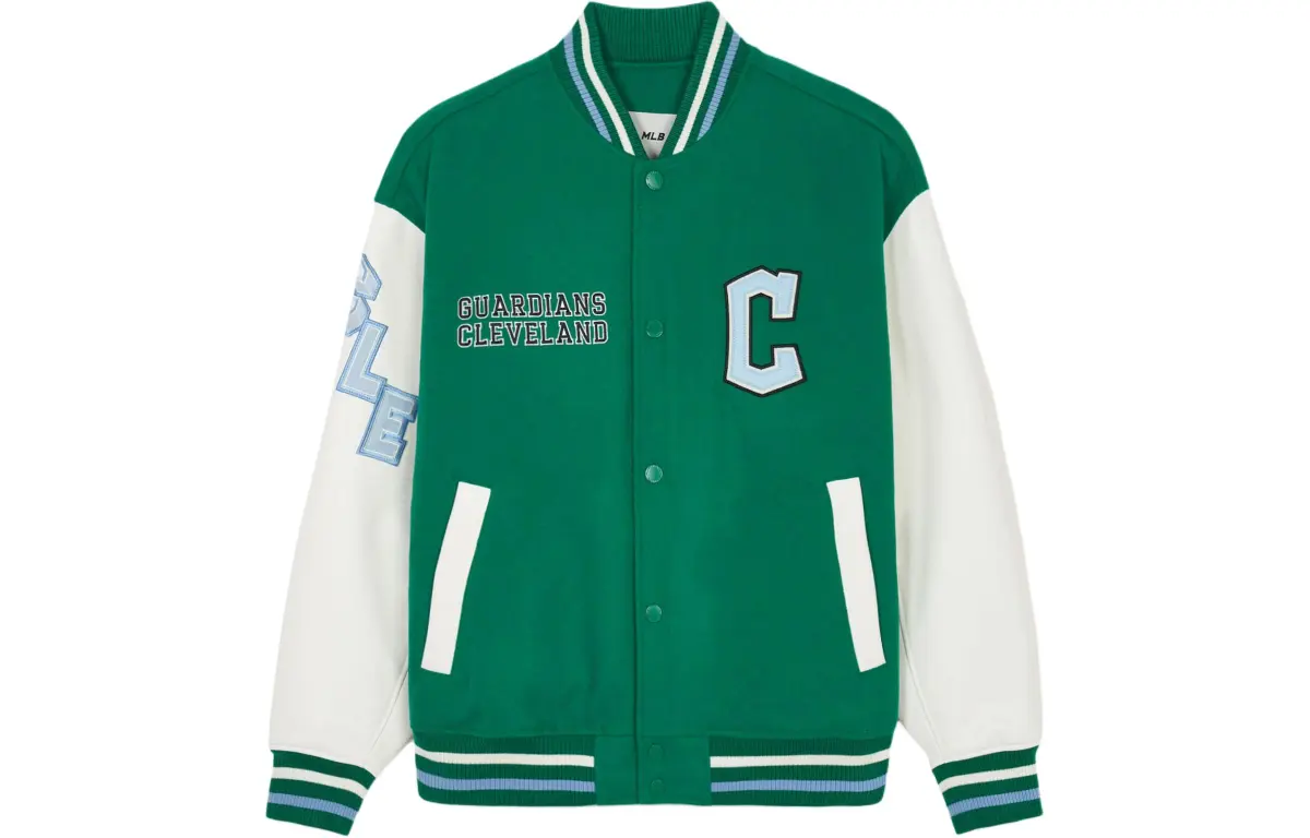 MLB SS24 Baseball Jacket Unisex Green