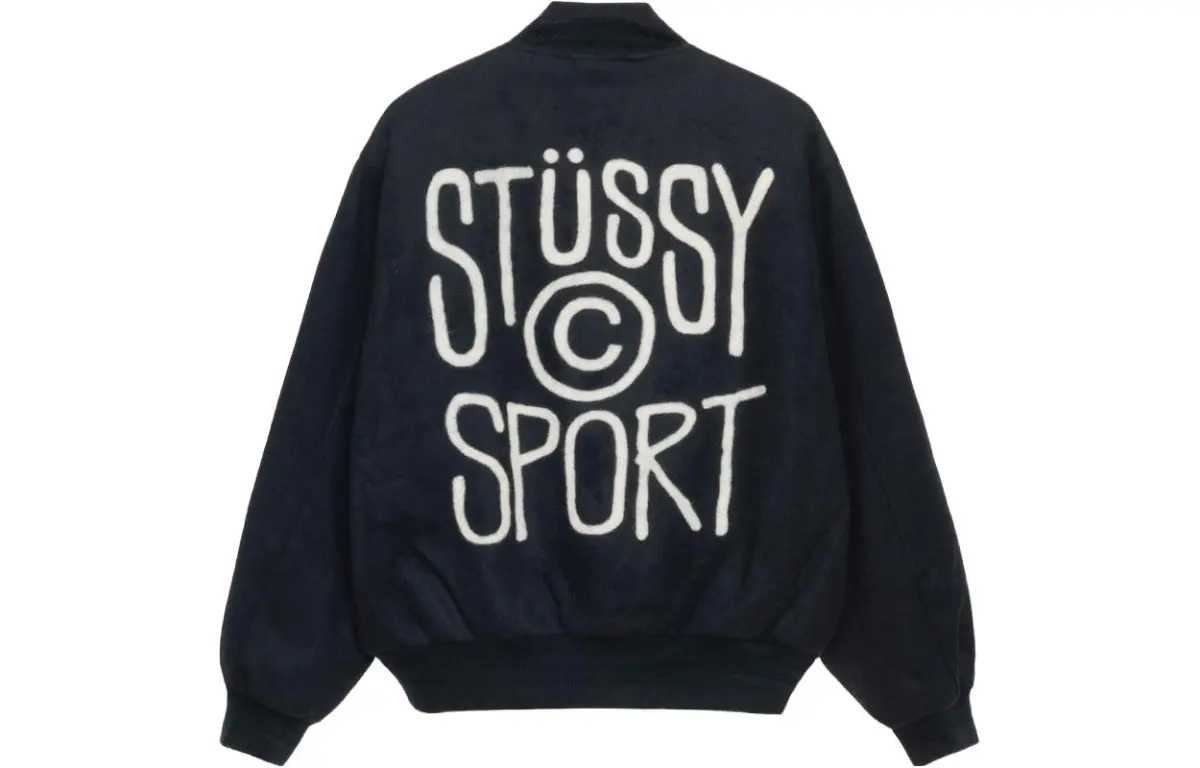 Stussy Sport Melton Varsity Jacket