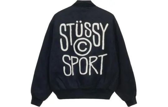 Stussy Sport Melton Varsity Jacket