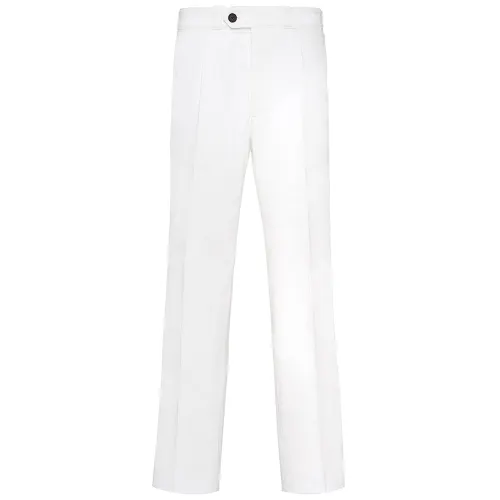 PRADA Jeans Men's White Moderate Straight Fit Pants