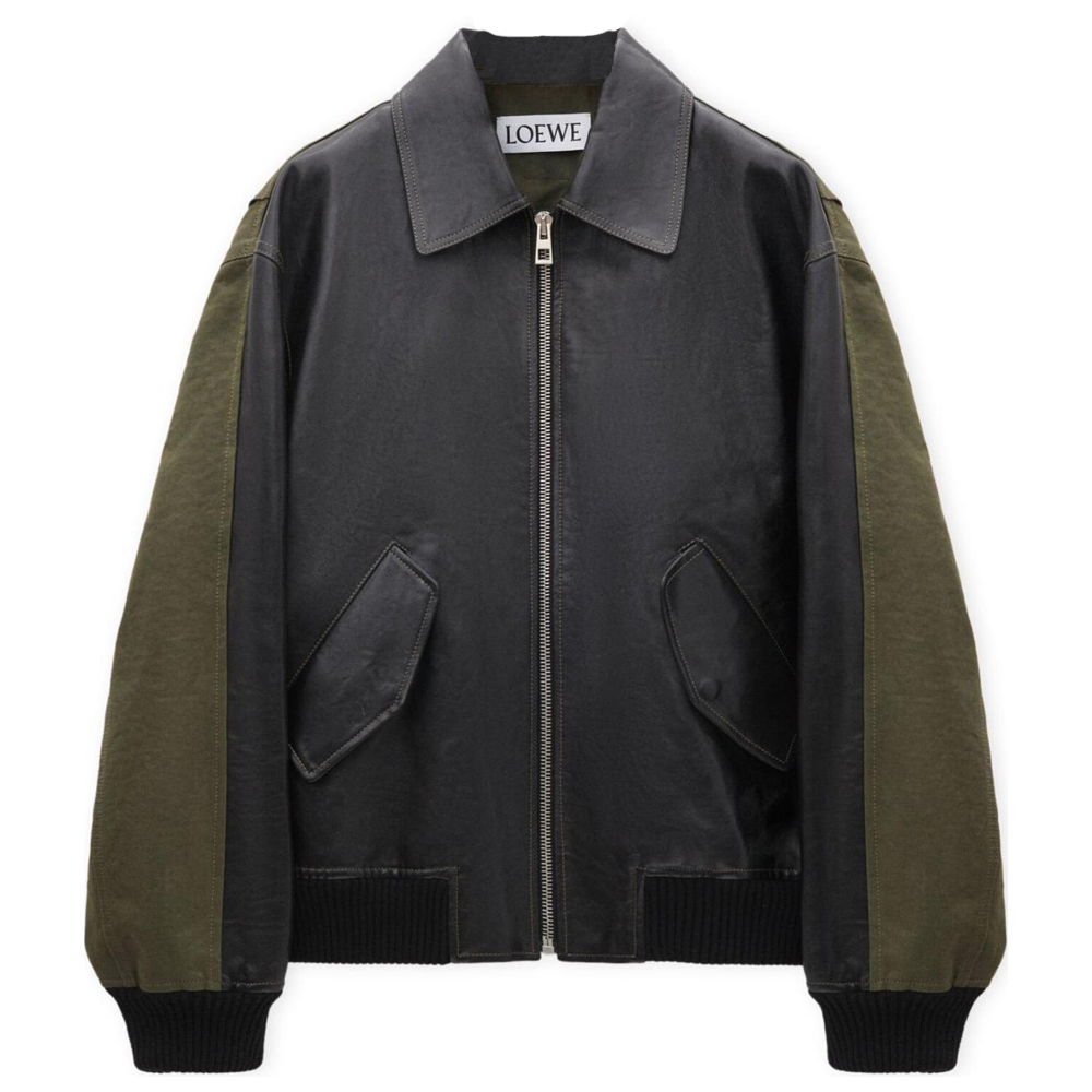 Мужская куртка LOEWE Bomber (зеленая)