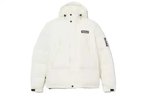 Timberland Jackets Men's White Hooded Moderate Other