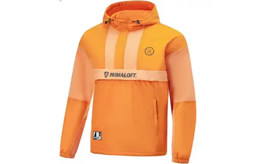 LiNing Puffer Jacket Men's Begonia Orange Sweet Pie Orange