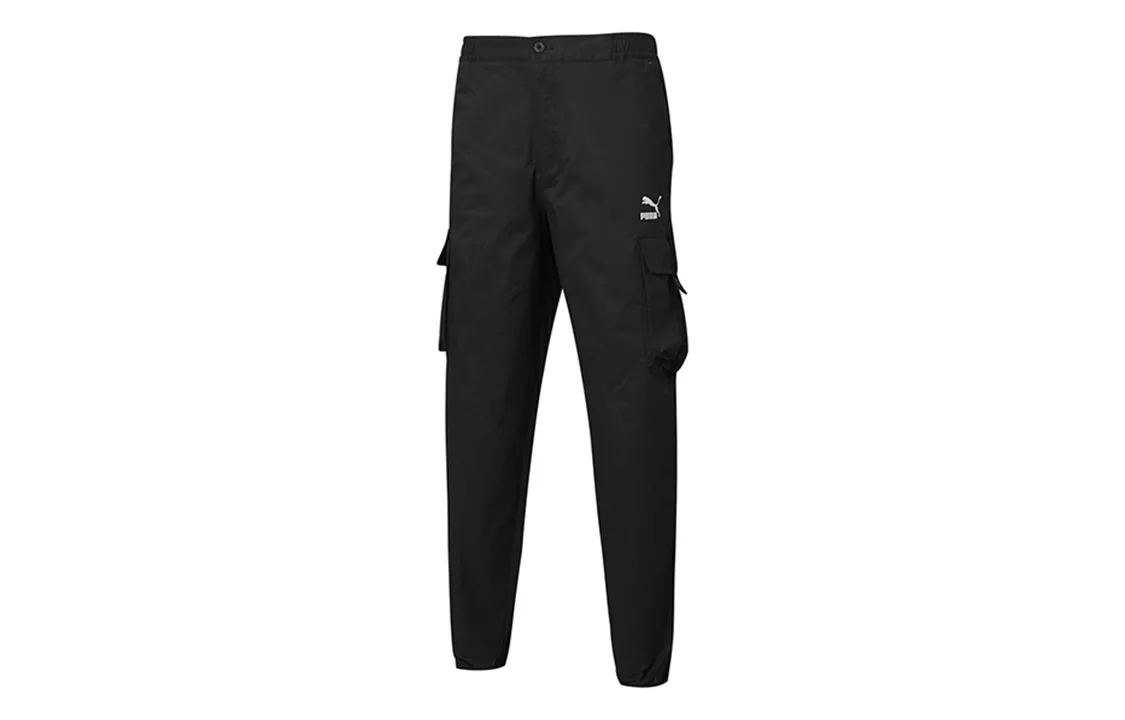 PUMA Cargo Pants Men's Black Thin