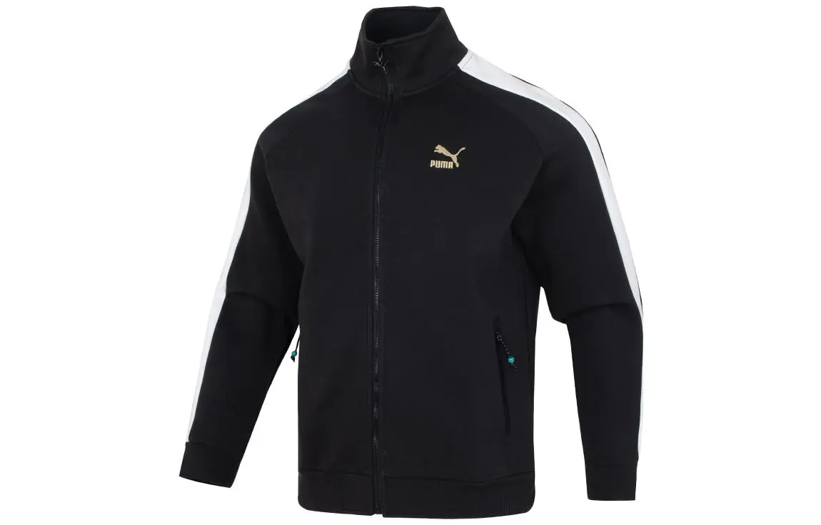 PUMA CNY Jackets Unisex Black Stand Collar Moderate Other