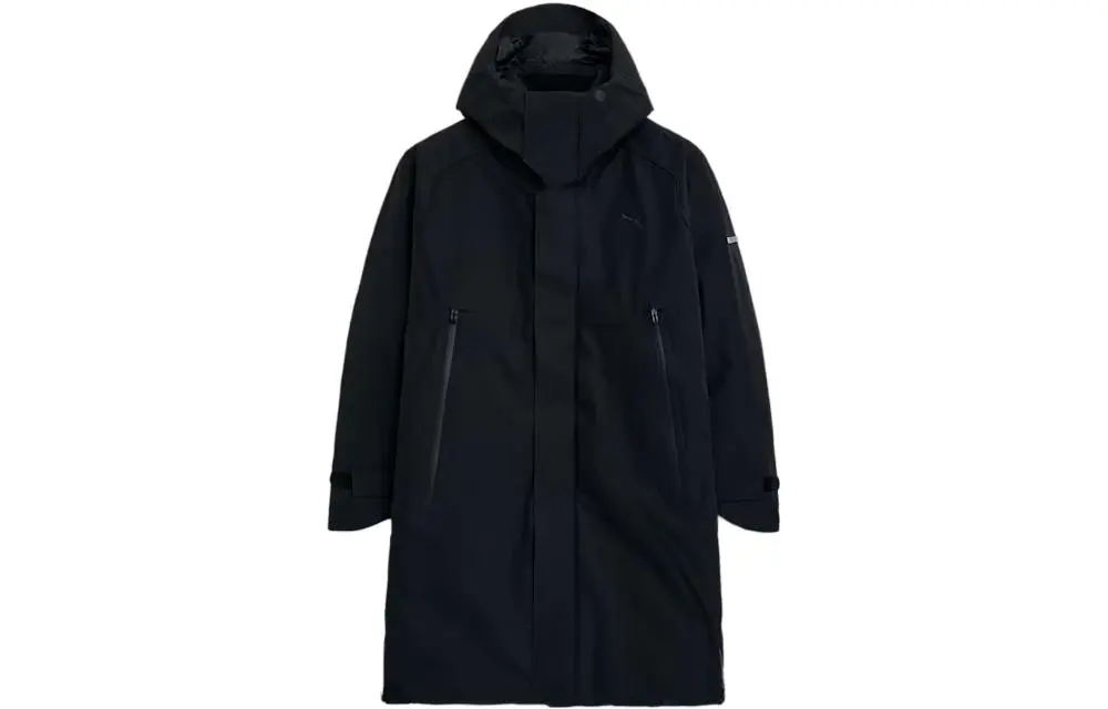 PUMA Jackets Men's Black Hooded Moderate Other