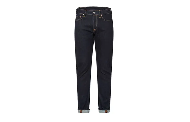 EVISU Jeans Men's Denim Blue Moderate Tapered Pants
