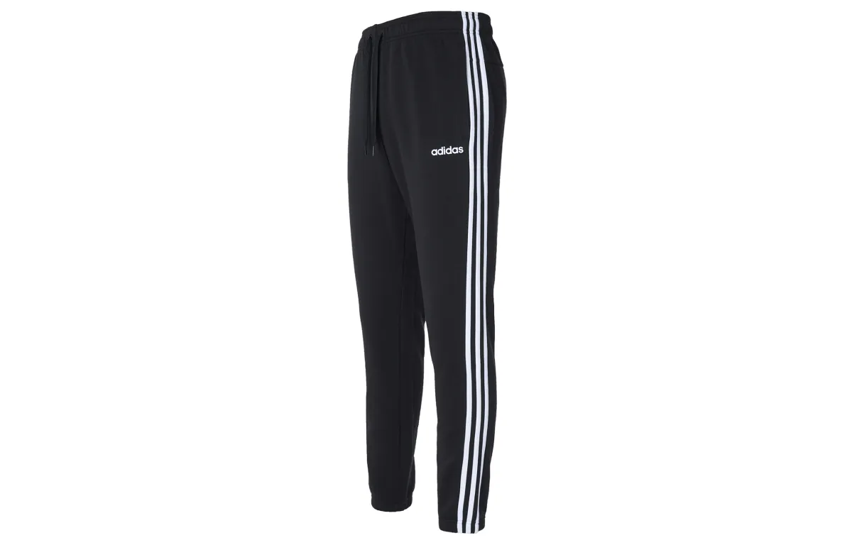 Adidas ESSENTIALS E 3S T PNT FL Vintage Side 3 Pack Camo Print Loose Fit Knitted Sweatpants Men's Black