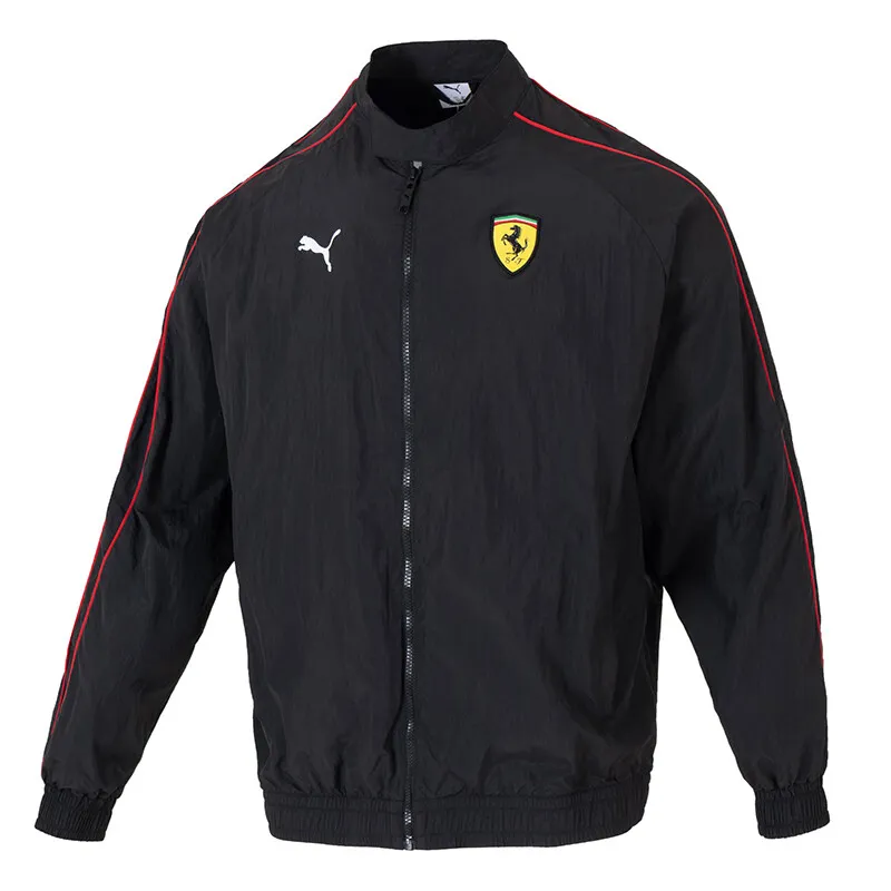 PUMA Jackets Men's Black Stand Collar Moderate Other