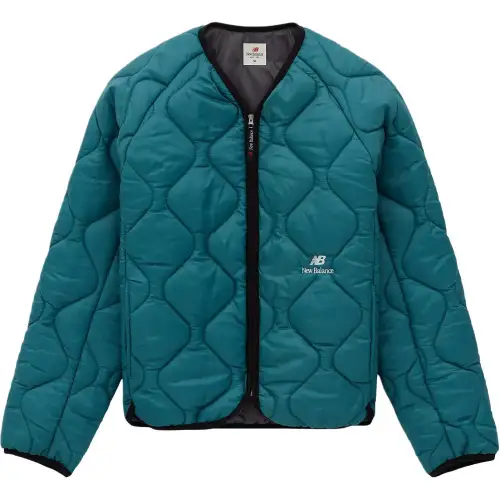 New Balance Made In USA FW24 Heritage Stacked Jackets & Coats Men's New Spruce Heather