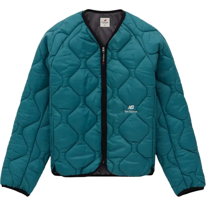 New Balance Made In USA FW24 Heritage Stacked Jackets & Coats Men's New Spruce Heather