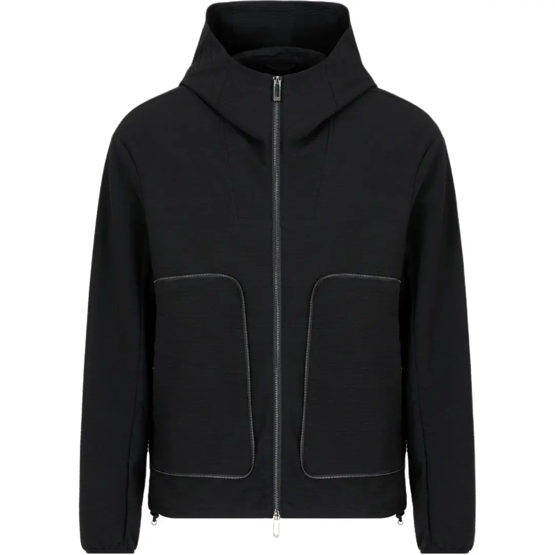 EMPORIO ARMANI FW24 Jackets & Coats Men's Black