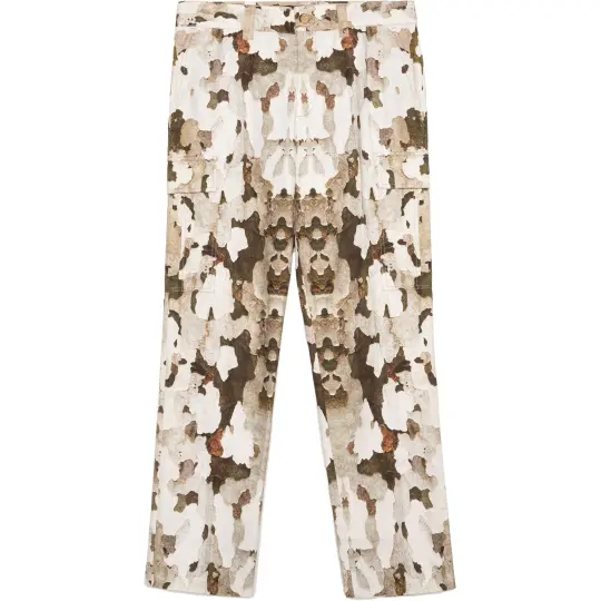 Burberry Camouflage Print Cargo Trousers