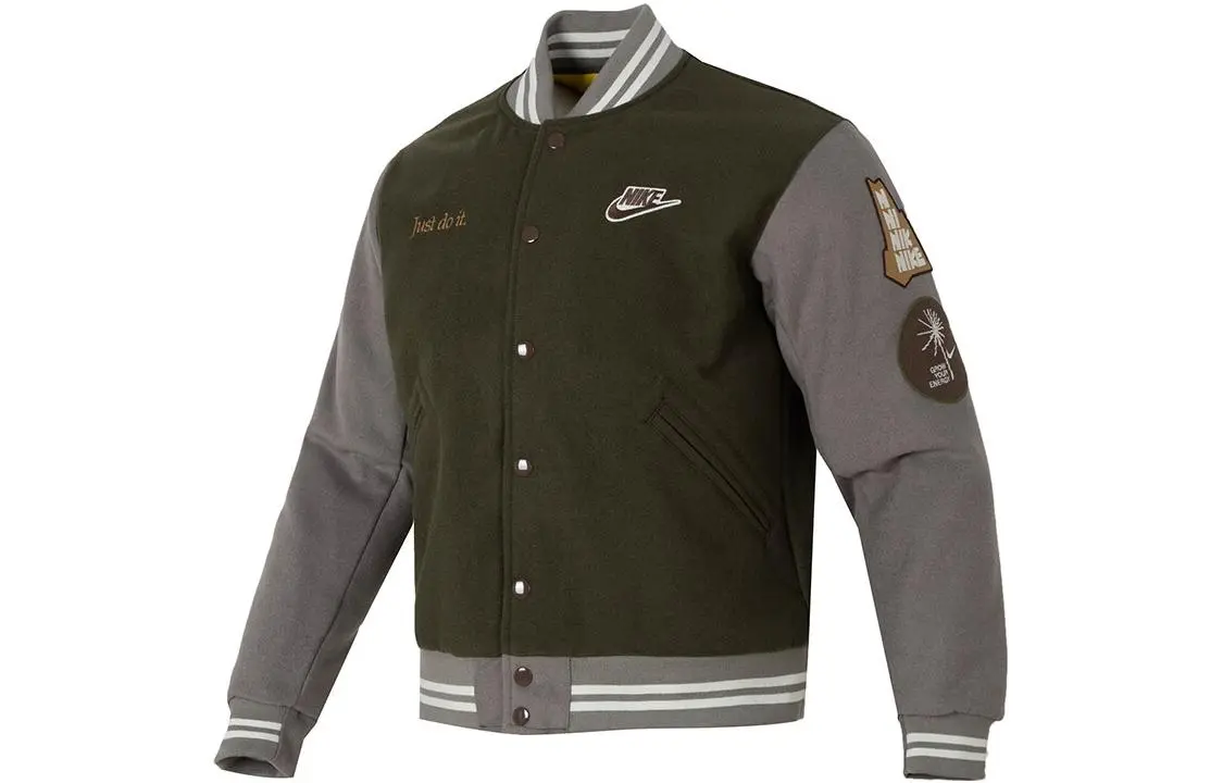 Nike Baseball Jacket Men's Green