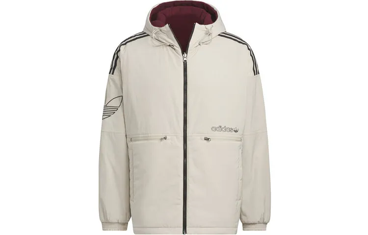 Adidas Originals Trefoil Puffer Jacket Men's Beige