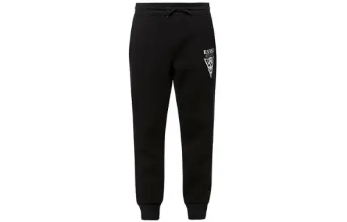 EVISU Jogger Casual Pants Men's Black