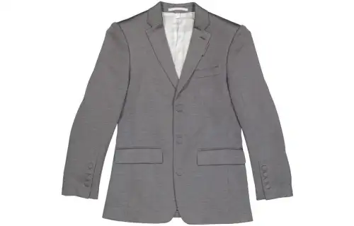 Burberry Jackets Men's Gray Lapel Moderate Other
