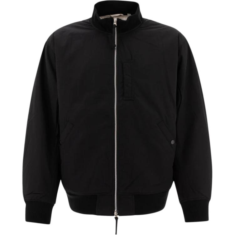 Мужская куртка nanamica Solid Stand Collar (черная)