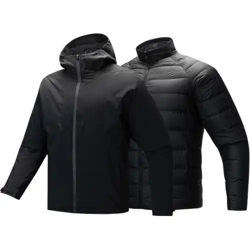 Anta Variety Training Collection Thermal Windbreaker Jacket Men's Basic Black