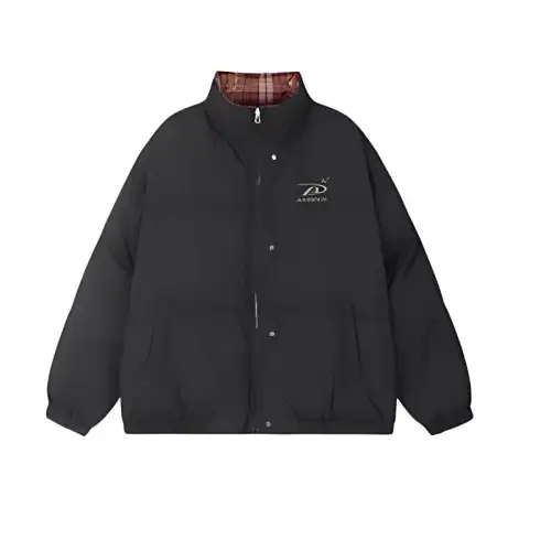 A Chock Puffer Jacket Unisex Black