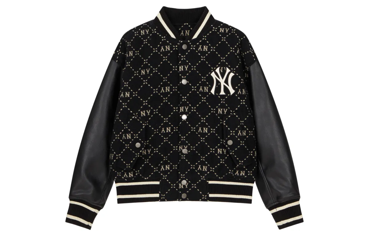 MLB Baseball Jacket Unisex Black
