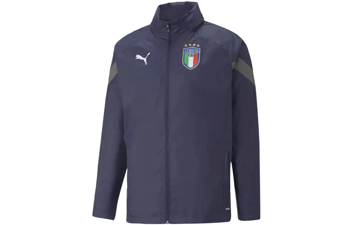 PUMA Italie 2022 Jackets & Coats Italy Version 2122 Season Player Edition Men's Navy Blue