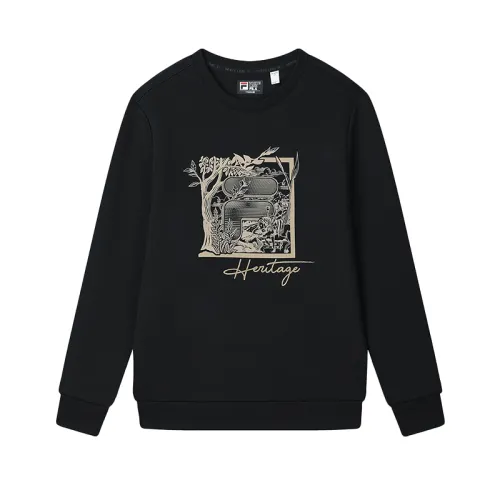 FILA Heritage Sweatshirt Men's Jet Black