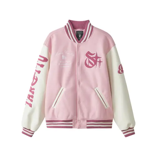 Skechers x Targetto Baseball Jacket Unisex Blossom Honey Powder