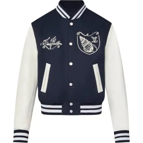 LOUIS VUITTON Calfskin Varsity Jacket