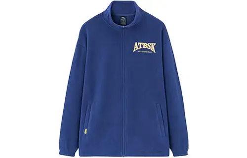 ANTA Jackets Men's Dark Teal Stand Collar Moderate Workwear