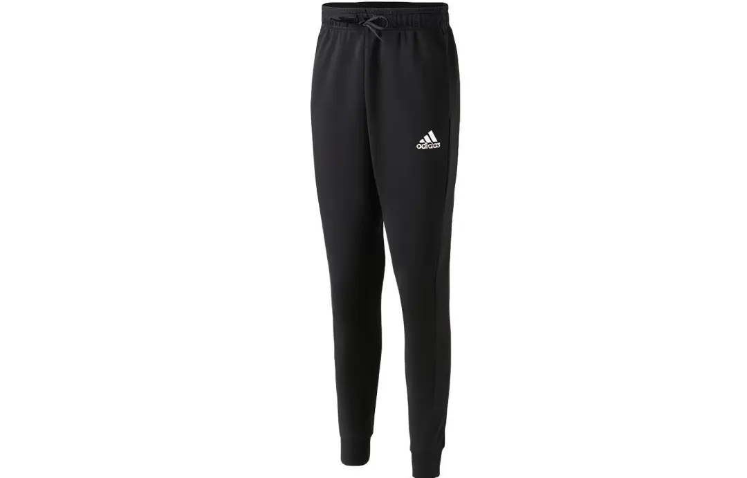 Adidas Knitted Sweatpants Men's Moderate Straight Fit Pants