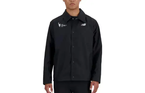New Balance Jackets Men's Black Square Collar Moderate Other